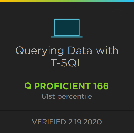 Pluralsight T SQL